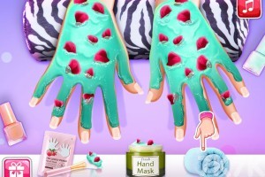 《金发公主做美甲》游戏截图1 《金发公主做美甲》游戏截图1