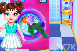 《泰勒宝贝洗衣服》游戏截图4 《泰勒宝贝洗衣服》游戏截图4