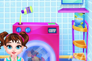 《泰勒宝贝洗衣服》游戏截图5 《泰勒宝贝洗衣服》游戏截图5