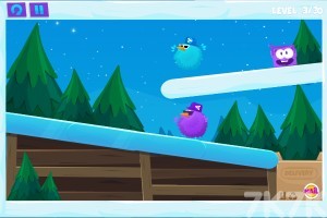 《紫色冰块回家5》游戏截图3 《紫色冰块回家5》游戏截图3