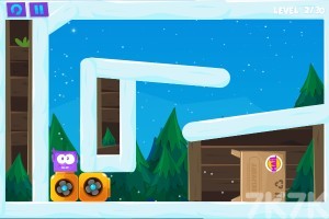 《紫色冰块回家5》游戏截图2 《紫色冰块回家5》游戏截图2