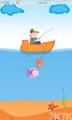 《卡通钓鱼》游戏截图1 《卡通钓鱼》游戏截图1