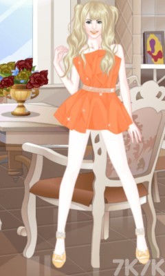 《橙色服饰装》游戏截图3 《橙色服饰装》游戏截图3