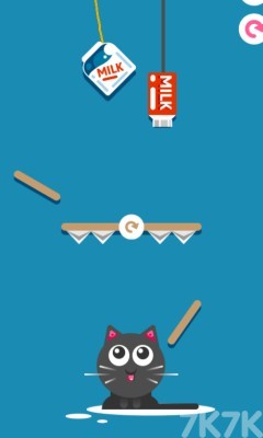 《喝奶的猫》游戏截图4 《喝奶的猫》游戏截图4