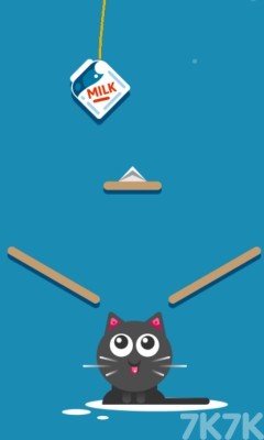 《喝奶的猫》游戏截图2 《喝奶的猫》游戏截图2