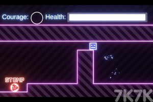 《霓虹方块冒险》游戏截图1