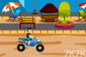 《沙滩车障碍赛》游戏截图2 《沙滩车障碍赛》游戏截图2