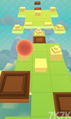 《彩虹小球冲刺》游戏截图1 《彩虹小球冲刺》游戏截图1