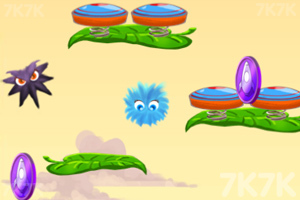 《小蓝怪向上跳》游戏截图1 《小蓝怪向上跳》游戏截图1