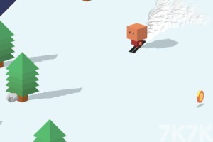 《方块人滑雪》游戏截图3 《方块人滑雪》游戏截图3