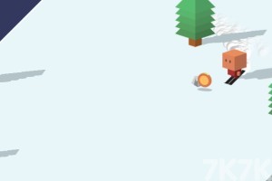 《方块人滑雪》游戏截图1 《方块人滑雪》游戏截图1