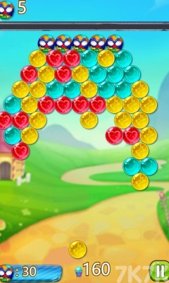 《皎月森林泡泡龙》游戏截图4