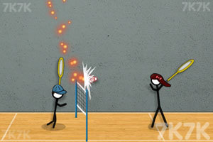 《火柴人打羽毛球3》游戏截图2 《火柴人打羽毛球3》游戏截图2