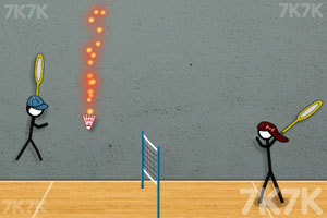 《火柴人打羽毛球3》游戏截图3 《火柴人打羽毛球3》游戏截图3