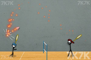 《火柴人打羽毛球3》游戏截图5 《火柴人打羽毛球3》游戏截图5