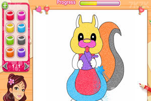 《贝蒂的手工沙画》游戏截图1