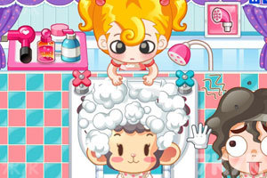 《小美洗发店》游戏截图2