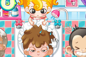 《小美洗发店》游戏截图8