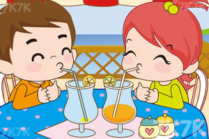 《小情侣喝果汁PK》游戏截图5 《小情侣喝果汁PK》游戏截图5