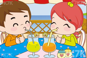 《小情侣喝果汁PK》游戏截图2 《小情侣喝果汁PK》游戏截图2