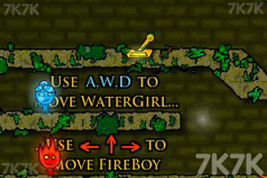 《森林冰火人修改版》游戏截图2 《森林冰火人修改版》游戏截图2