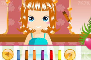 《小美眉做发型2》游戏截图7 《小美眉做发型2》游戏截图7