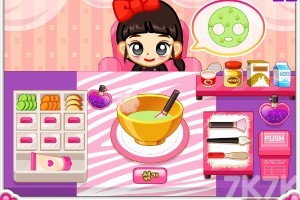 《阿sue做面膜H5》游戏截图2 《阿sue做面膜H5》游戏截图2