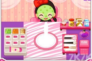 《阿sue做面膜H5》游戏截图3 《阿sue做面膜H5》游戏截图3