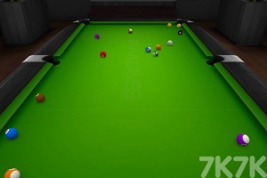 《3D真实台球》游戏截图1 《3D真实台球》游戏截图1