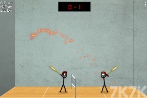 《火柴人打羽毛球3H5》游戏截图2 《火柴人打羽毛球3H5》游戏截图2