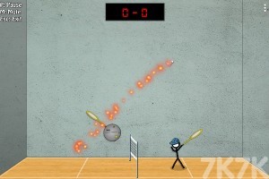 《火柴人打羽毛球3H5》游戏截图4 《火柴人打羽毛球3H5》游戏截图4