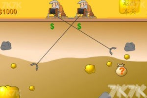 《黄金矿工双人版H5》游戏截图2 《黄金矿工双人版H5》游戏截图2