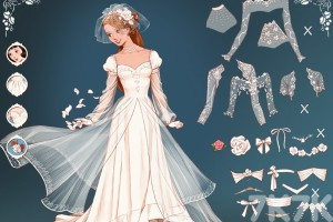 《婚纱设计》游戏截图2