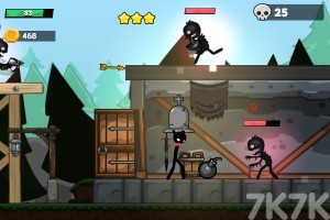 《火柴人大战僵尸》游戏截图2 《火柴人大战僵尸》游戏截图2