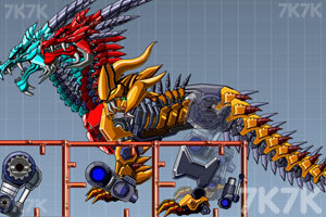 《组装机械冰火双头龙》游戏截图3