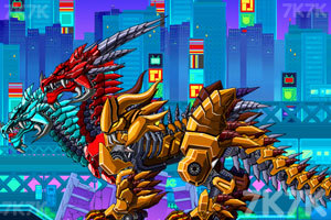 《组装机械冰火双头龙》游戏截图1