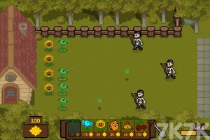 《像素植物大战僵尸》游戏截图1 《像素植物大战僵尸》游戏截图1