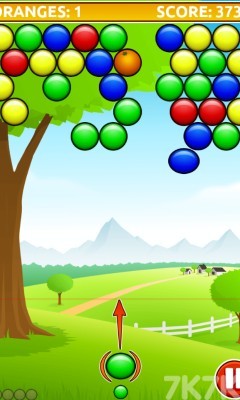 《橘子泡泡龙》游戏截图3 《橘子泡泡龙》游戏截图3