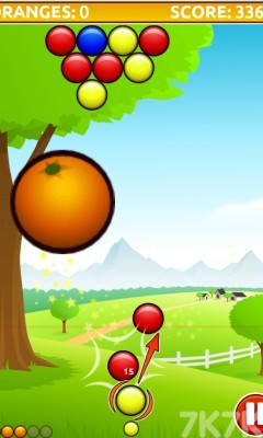 《橘子泡泡龙》游戏截图2 《橘子泡泡龙》游戏截图2