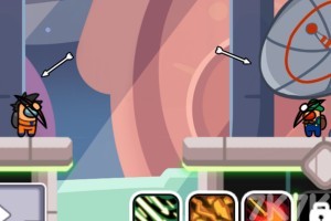 《太空人弓箭对决》游戏截图2 《太空人弓箭对决》游戏截图2