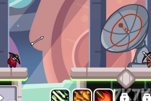 《太空人弓箭对决》游戏截图1 《太空人弓箭对决》游戏截图1