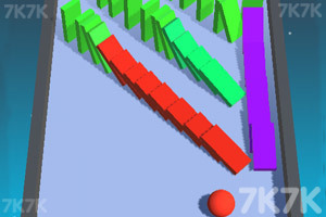 《滚滚多米诺骨牌》游戏截图1 《滚滚多米诺骨牌》游戏截图1