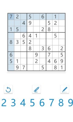 《数独九宫格》游戏截图2 《数独九宫格》游戏截图2