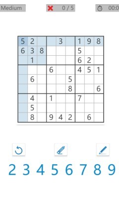《数独九宫格》游戏截图3 《数独九宫格》游戏截图3