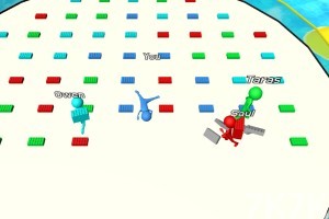 《橡皮人搭桥王者》游戏截图1 《橡皮人搭桥王者》游戏截图1