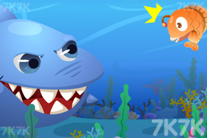 《梦幻大鱼吃小鱼》游戏截图1 《梦幻大鱼吃小鱼》游戏截图1