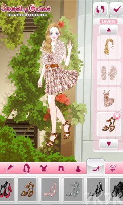 《时尚碎花裙》游戏截图1 《时尚碎花裙》游戏截图1