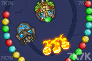《五彩弹珠祖玛》游戏截图2 《五彩弹珠祖玛》游戏截图2