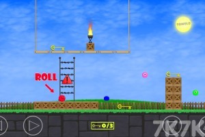 《红色小球冒险》游戏截图3 《红色小球冒险》游戏截图3