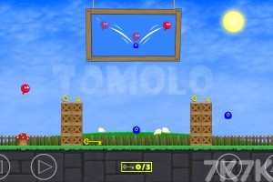 《红色小球冒险》游戏截图1 《红色小球冒险》游戏截图1